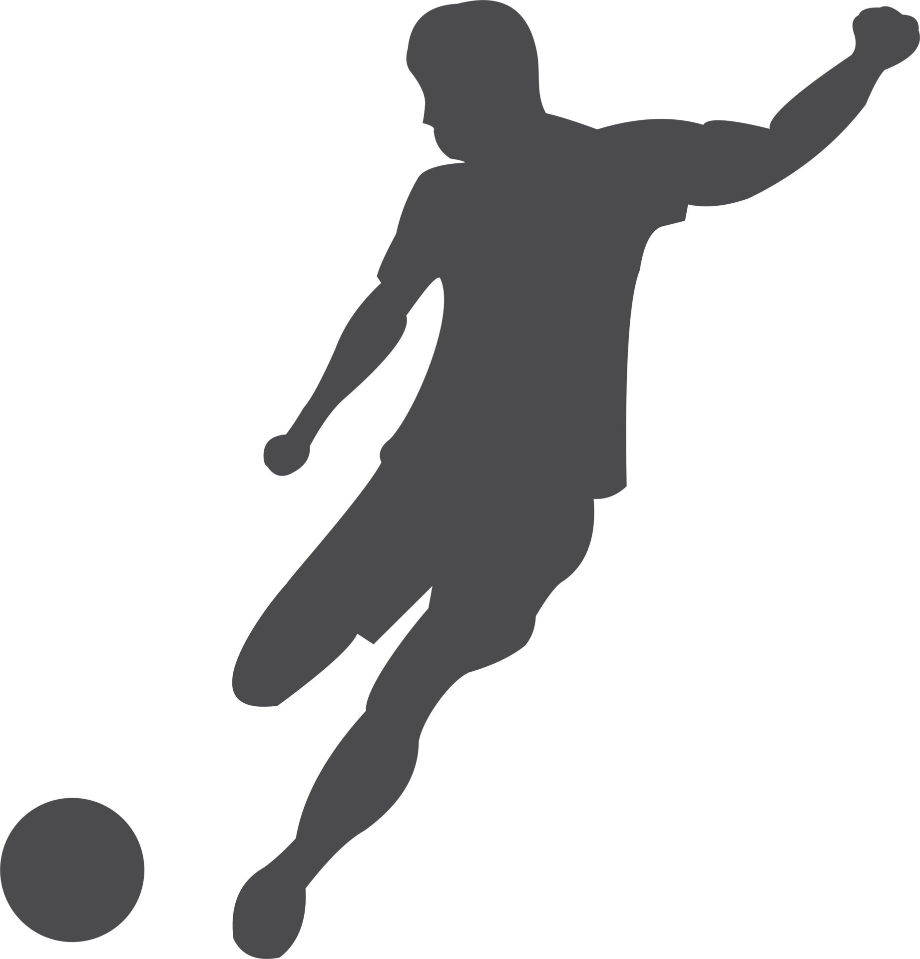 the-man-football-player-silhouette-png